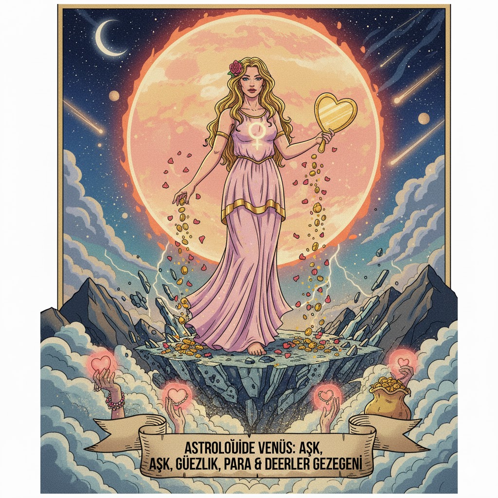 Astrolojide Venüs: Aşk, Güzellik, Para ve Değerler Gezegeni
