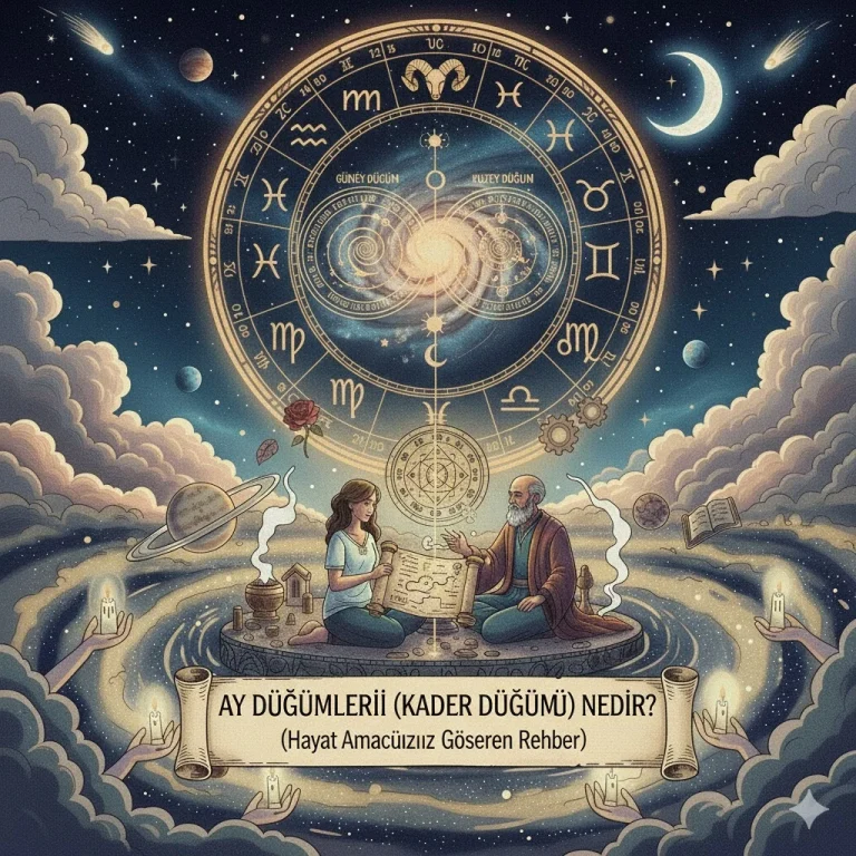 Ay Düğümleri (Kader Düğümü) Nedir? (Kuzey ve Güney Düğüm) Hayat Amacınızı Gösteren Rehber