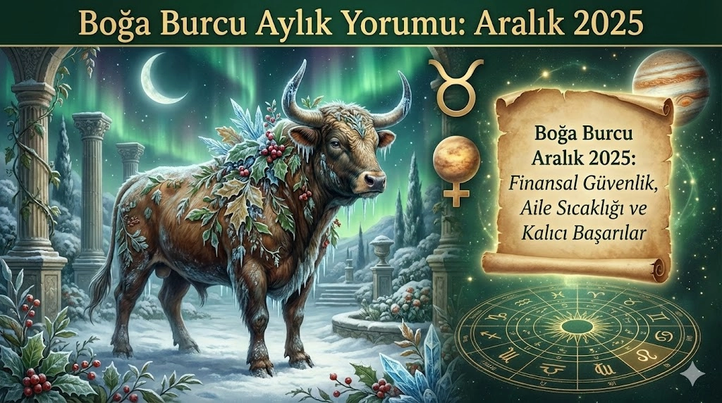 Boğa Burcu Aylık Yorumu: Aralık 2025