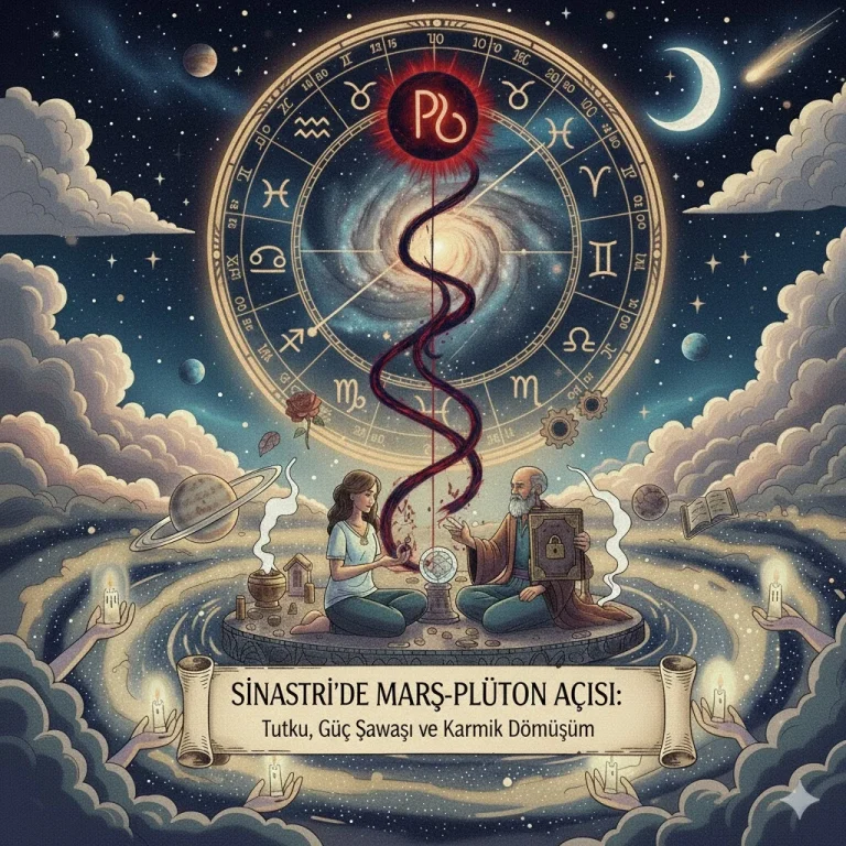 Sinastri Mars-Plüton Açısı: Tutku, Güç Savaşı ve Karmik Dönüşüm
