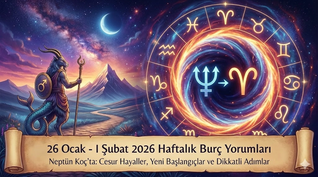 26 Ocak – 1 Şubat 2026 Haftalık Burç Yorumları
