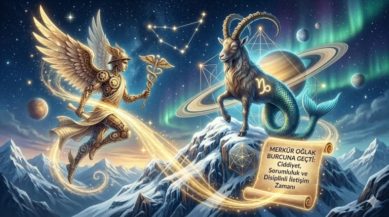 Merkür Oğlak Burcuna Geçti: Söz Bitti, İcraat Zamanı! 4 Ocak 2026
