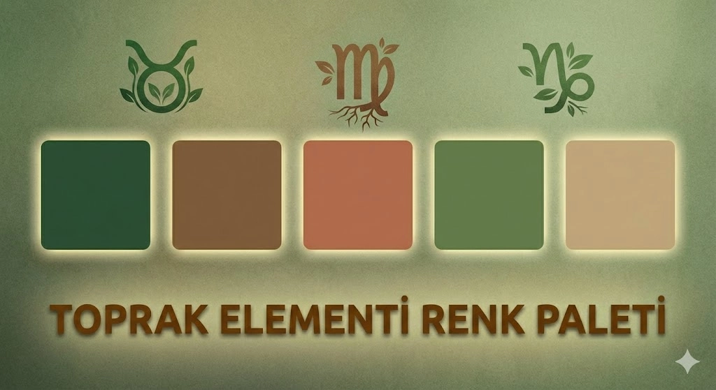 toprak element renk paleti